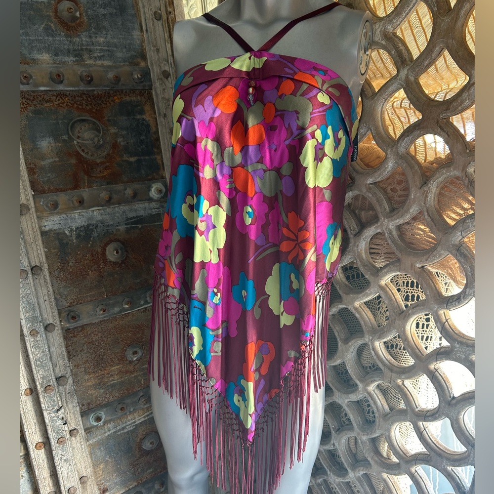 Silk Y2K halter top